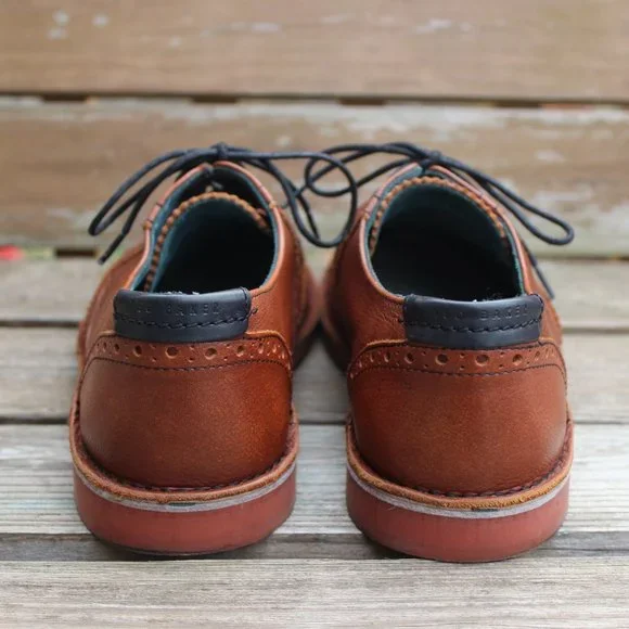 Ted Baker Men's Sz 42 EU "Jamfro" Brown Wingtip - Picture 7 of 10